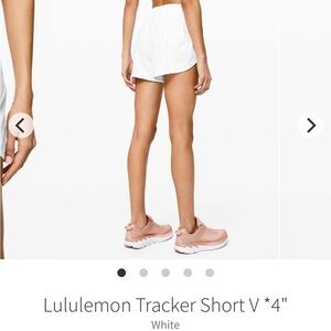 lulu lemon tracker shorts 4” size 6